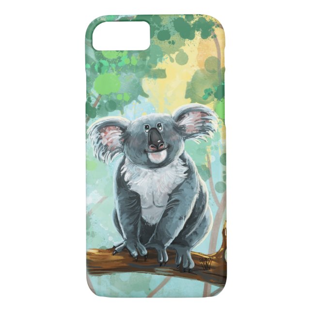 Niedliche Koala Bear Electronics Case-Mate iPhone Hülle (Rückseite)