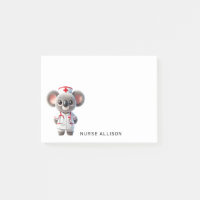 Niedliche Koala Bear Nurse Personalisiert 4x4