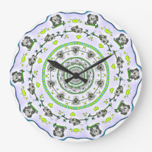 NIEDLICHE KOALA DESIGN WALL CLOCK