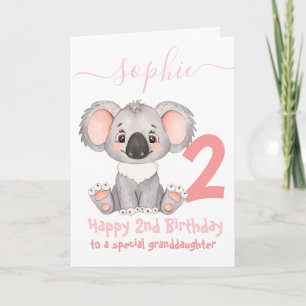 niedliche Koala-Geburtstagskarte Karte