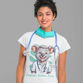 Niedliche Koala-Geschenke für Physiotherapeuten Är T-Shirt