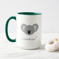 niedliche Koala Illustration Australische Liebe