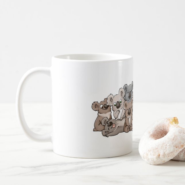 Niedliche Koala Kaffeetasse (Mit Donut)