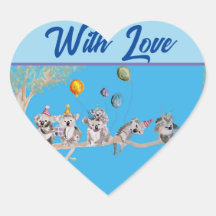 Niedliche Koala Koalas Blue Kinder mit Liebe