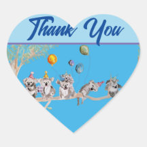 Niedliche Koala Koalas Blue Kinder Vielen Dank