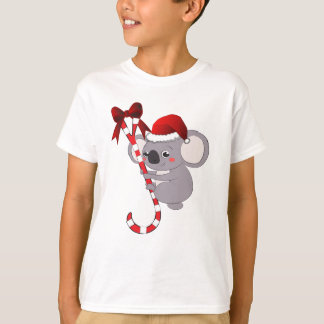 Niedliche Koala mit einem Santa-klaus, der T-Shir  T-Shirt