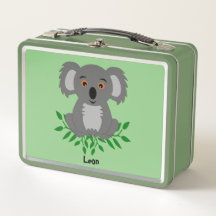 Niedliche Koala mit Eukalyptus