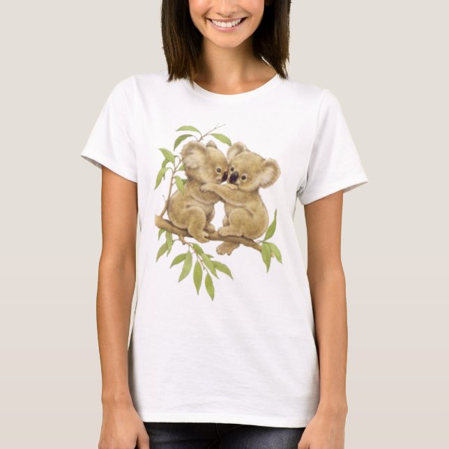 Niedliche Koala T-Shirt (Vorderseite)