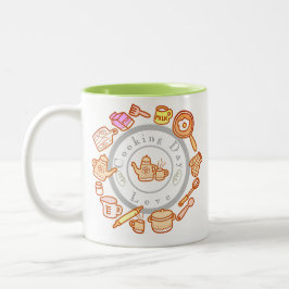 Niedliche Kochnische Zweifarbige Tasse