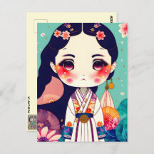 Niedliche Kokeshi-Puppe, Postüberquerung