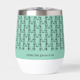 Niedliche Kokosnuss-Silhouette