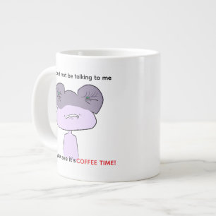 Niedliche, komische Frosch-Tasse für Kaffeeliebhab Jumbo-Tasse
