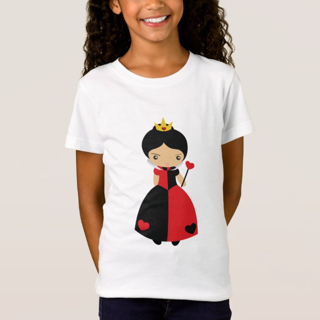 Niedliche Königin KRW der Herzen T-Shirt (Vorderseite)
