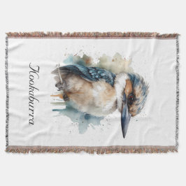 Niedliche Kookaburra auf einer Zweigstelle , Brauc Decke