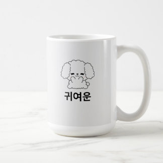 Niedliche koreanische Welppy-Tasse Kaffeetasse