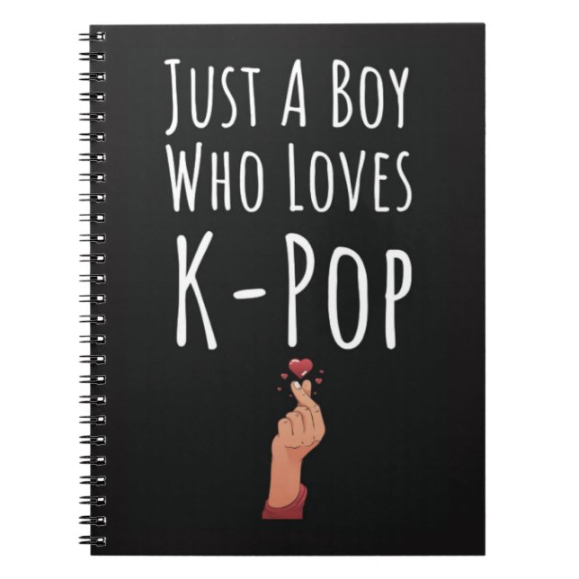 Niedliche Kpop Geschenke für Jungs für Kinder Fing Notizblock (Vorderseite)