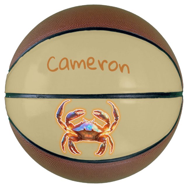 Niedliche Krabbe Basketball (Vorderseite)