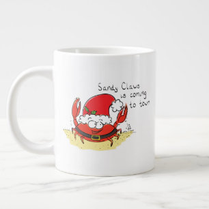 Niedliche Krabbe Weihnachten Weihnachtsfeiertag We Jumbo-Tasse