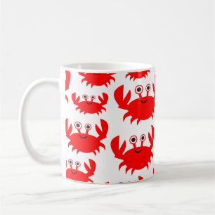 Niedliche Krabben Kaffeetasse