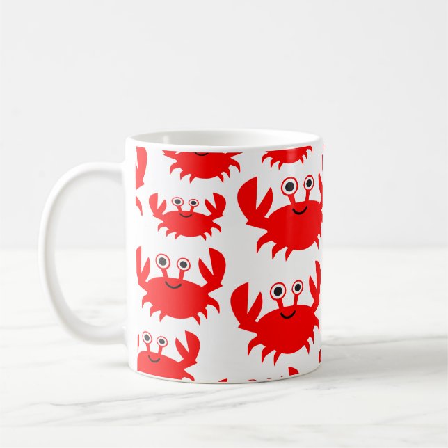 Niedliche Krabben Kaffeetasse (Links)