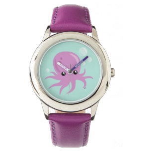 Niedliche Kraken-Uhr Armbanduhr