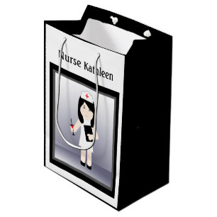 Niedliche Krankenschwester 3 Med Geschenktasche Mittlere Geschenktüte