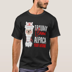 Niedliche Krankenschwester Paramedic EMT Alpaca Ih T-Shirt