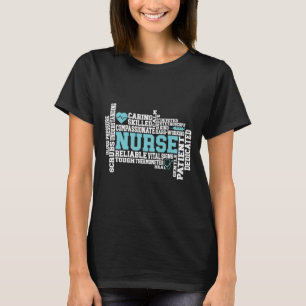 Niedliche Krankenschwester RN LVN Krankenpflege Sc T-Shirt