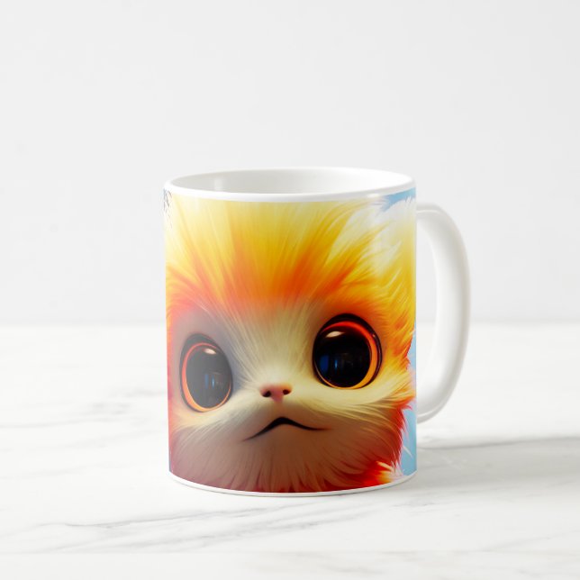 Niedliche Kreatur Kaffeetasse (VorderseiteRechts)