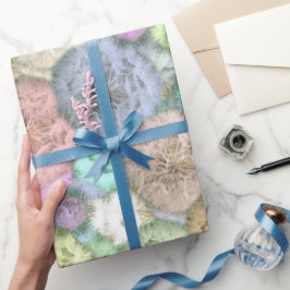 Niedliche Kronleuchter in Pastellfarben Geschenkpapier
