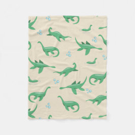 Niedliche Kryptid Loch Ness Monster Blanket Fleecedecke