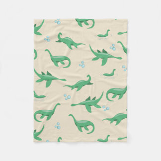 Niedliche Kryptid Loch Ness Monster Blanket Fleecedecke