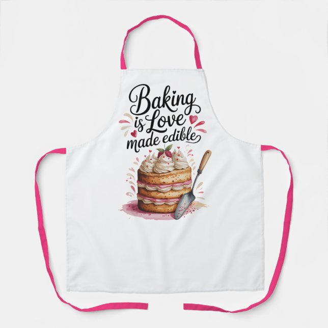 Niedliche Küche Kochgeschenk für Bakers & Food Lie Schürze (Vorderseite)