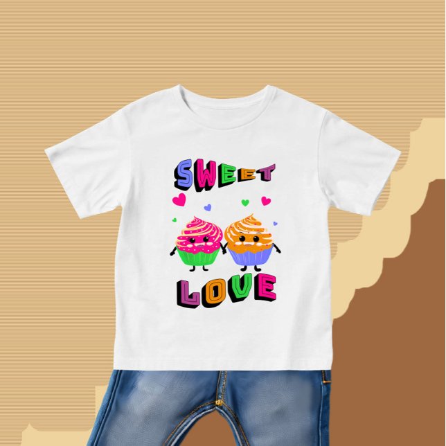 Niedliche Kuchen Baby T-shirt (Von Creator hochgeladen)