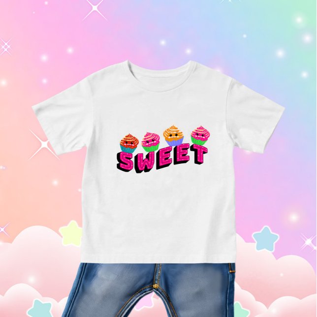 Niedliche Kuchen Baby T-shirt (Von Creator hochgeladen)