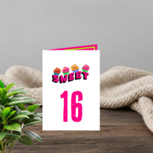 Niedliche Kuchen Feiertagskarte