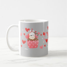 Niedliche Kuchenherzen Kaffeetasse