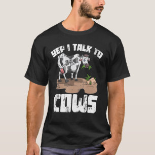 Niedliche Kuh Bauernhof Tier Farmer Idee T-Shirt
