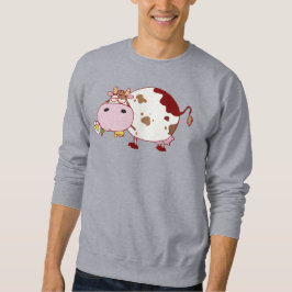 Niedliche Kuh Design Farm Leben Rinder Lover Gesch Sweatshirt