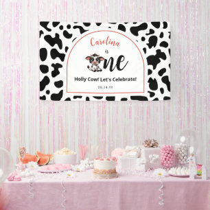 niedliche Kuh feiern wir Banner