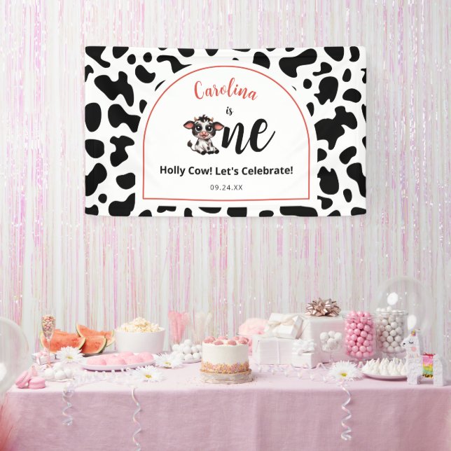 niedliche Kuh feiern wir Banner (Party)