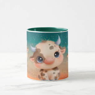 Niedliche Kuh-Kaffeetasse Bauernhof-Tier-Design Ke Tasse
