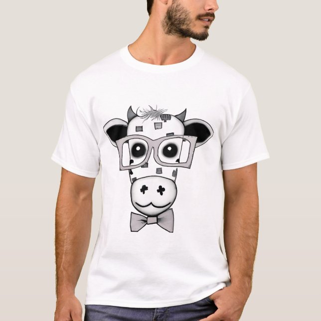 Niedliche Kuh T-Shirt (Vorderseite)