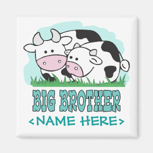 Niedliche Kühe Großer Bruder Magnet