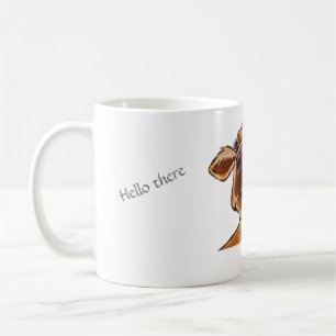 Niedliche Kühe mit Blume/bearbeitetem Text Kaffeetasse