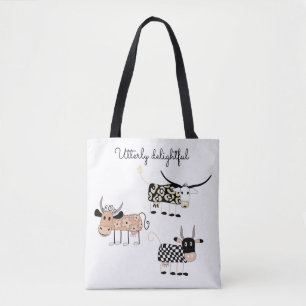 Niedliche Kuhtottasche Tasche
