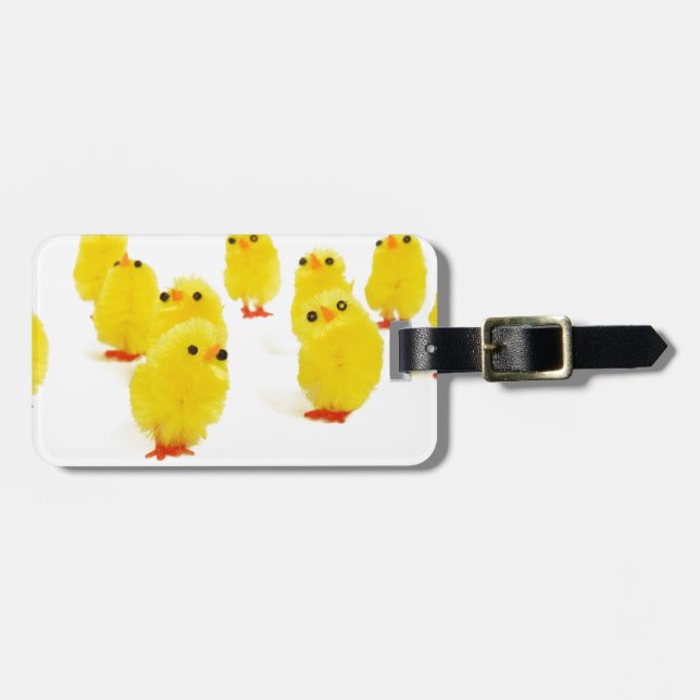 niedliche Küken Gepäckanhänger (Vorderseite horizontal)