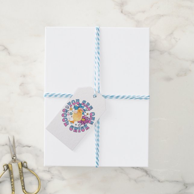 Niedliche Küken - Sie sind ein Cooler Küken Geschenkanhänger (Mit Garn)