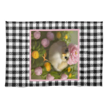 Niedliche Küken und Blume Ostern