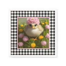 Niedliche Küken und Blume Ostern